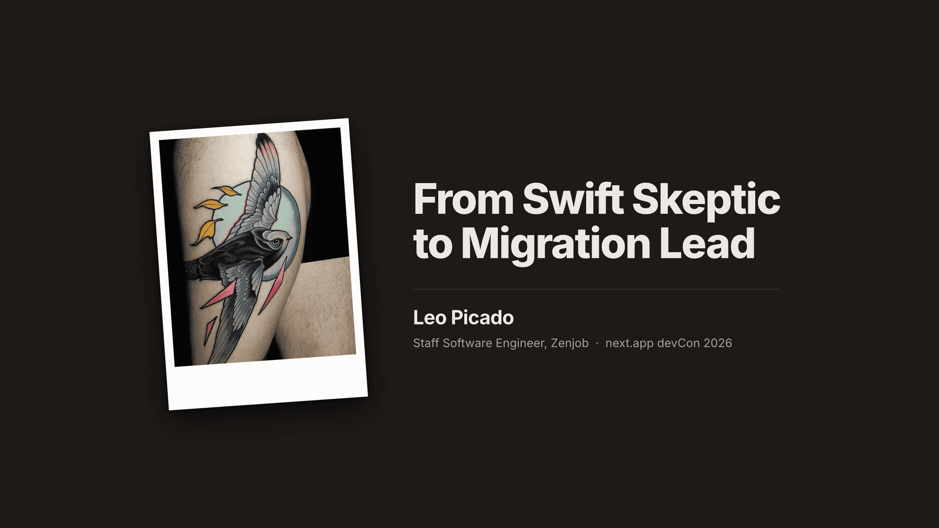 From Swift Skeptic to Migration Lead cover