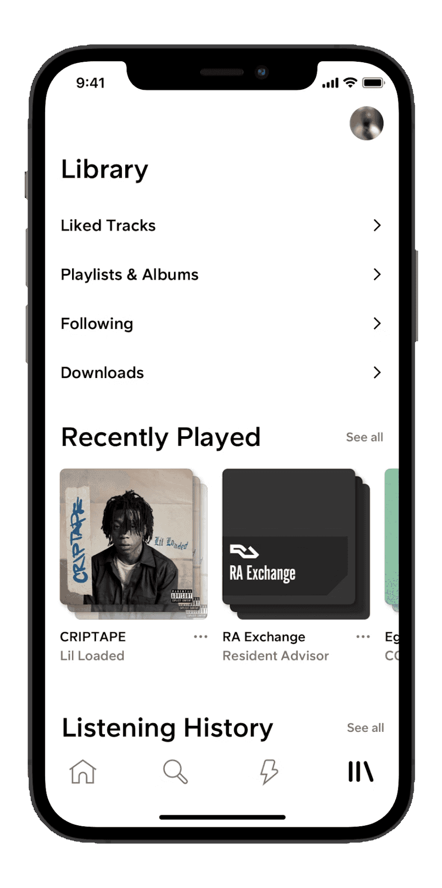 SoundCloud screenshot 1